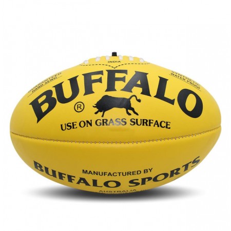 Buffalo Sports Super Soft Touch Aussie Rules Football | Full Size Yellow